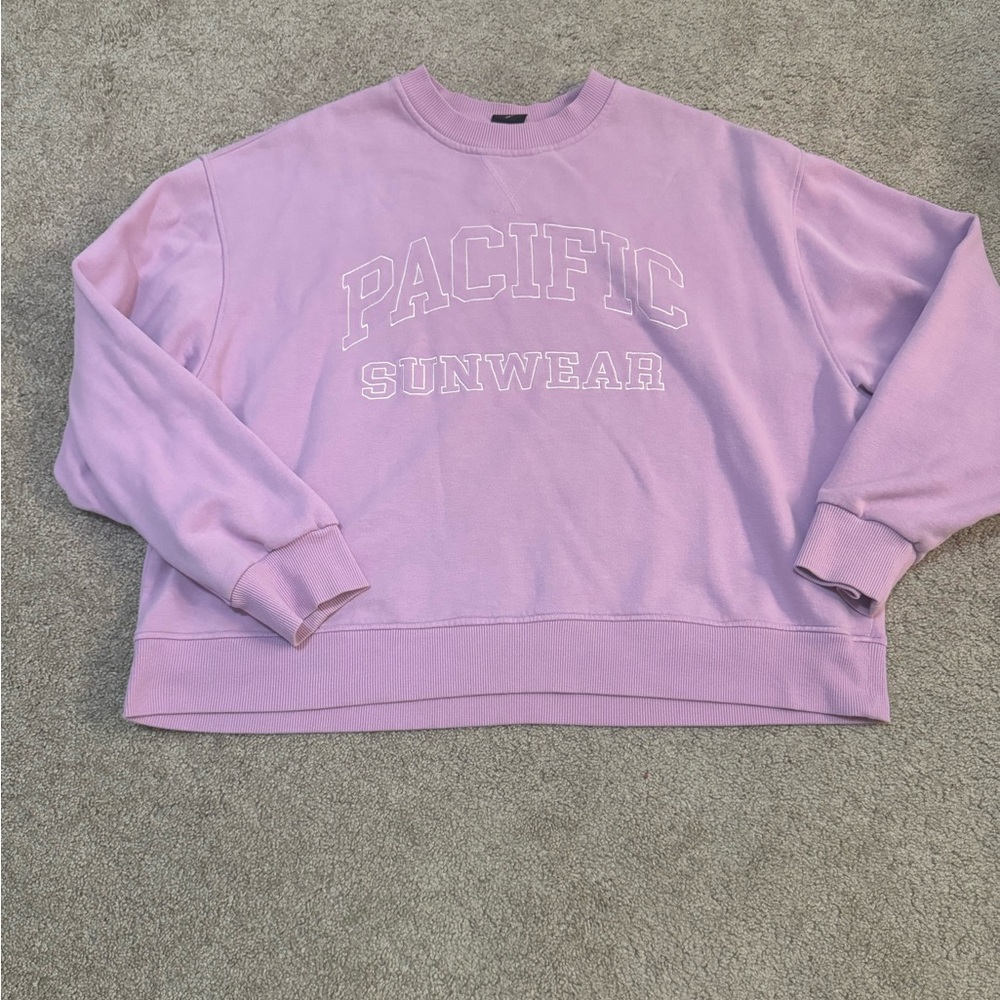 PACIFIC SUNWEAR/ Pacsun oversized crewneck purple small